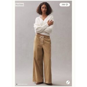 Anthropologie Pilcro Tan Wide Leg Pants